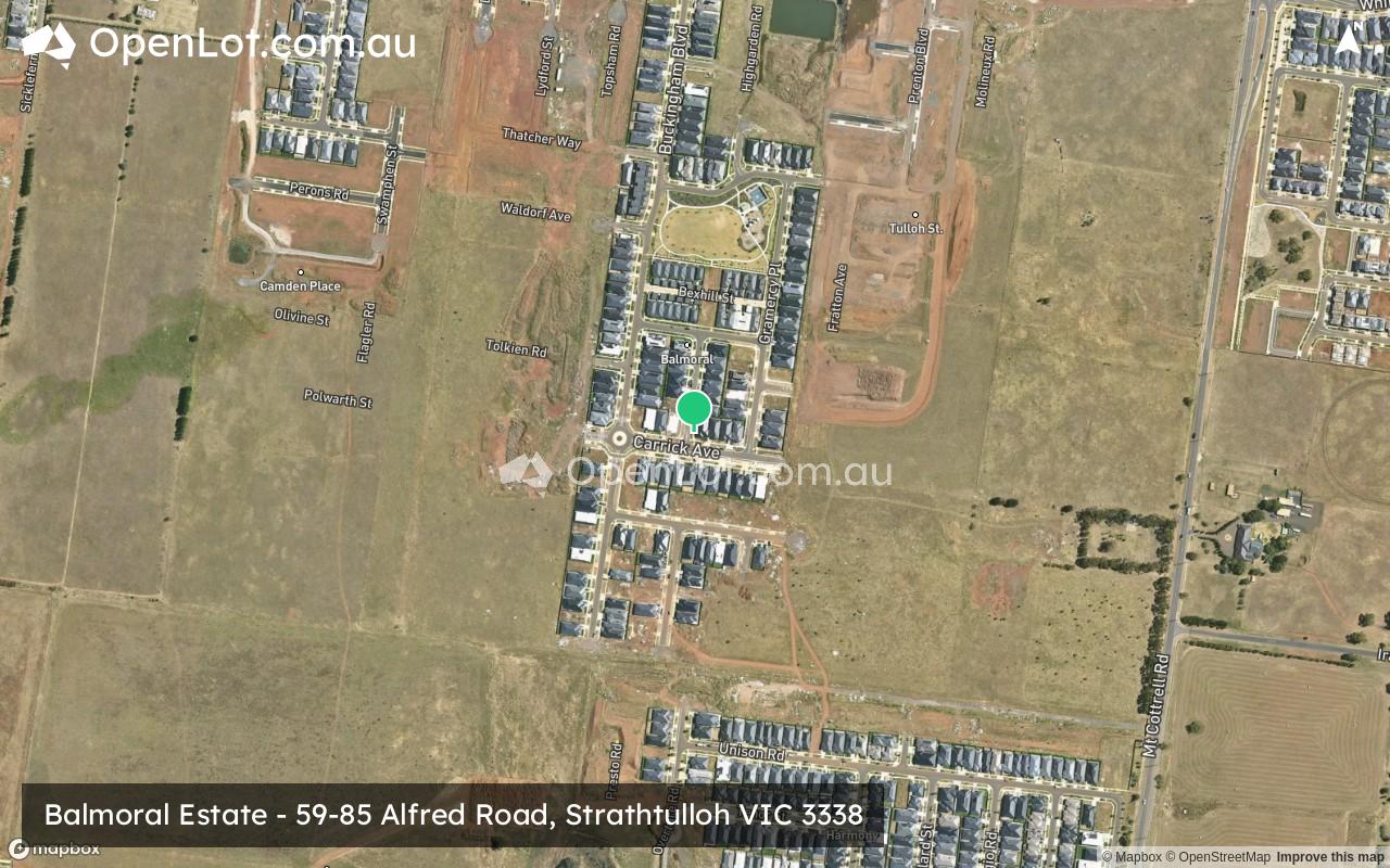 Satellite image for Balmoral Estate - 59-85 Alfred Road, Strathtulloh VIC 3338