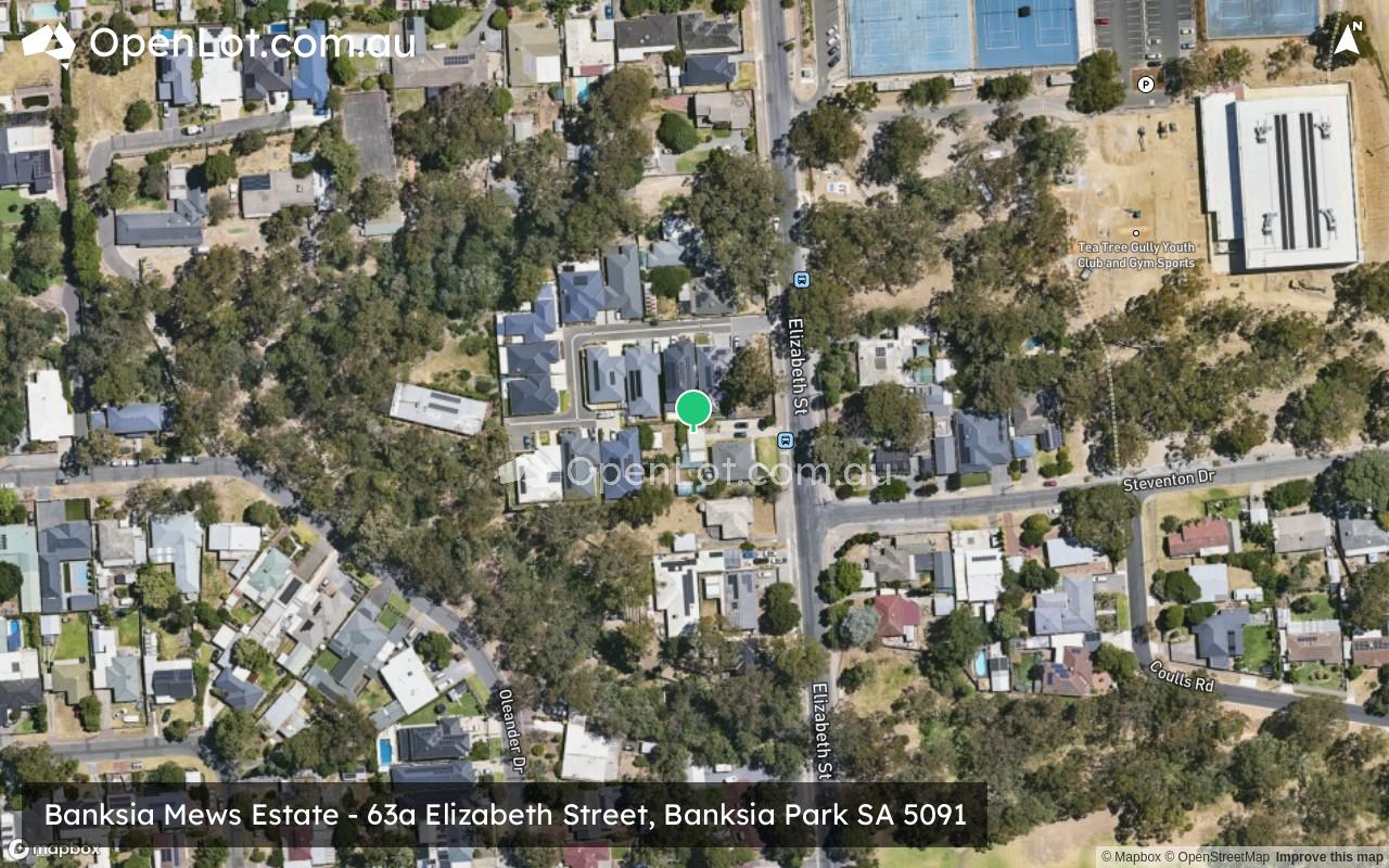 Satellite image for Banksia Mews Estate - 63a Elizabeth Street, Banksia Park SA 5091