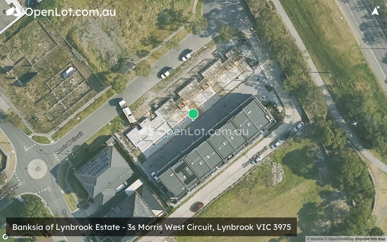 Satellite image for Banksia of Lynbrook Estate - 3s Morris West Circuit, Lynbrook VIC 3975