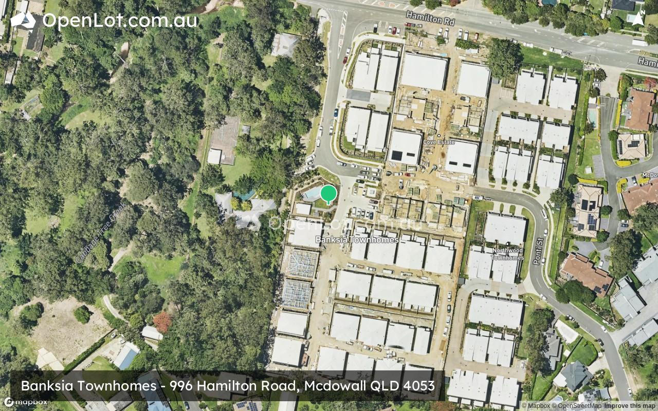 Satellite image for Banksia Townhomes - 996 Hamilton Road, Mcdowall QLD 4053