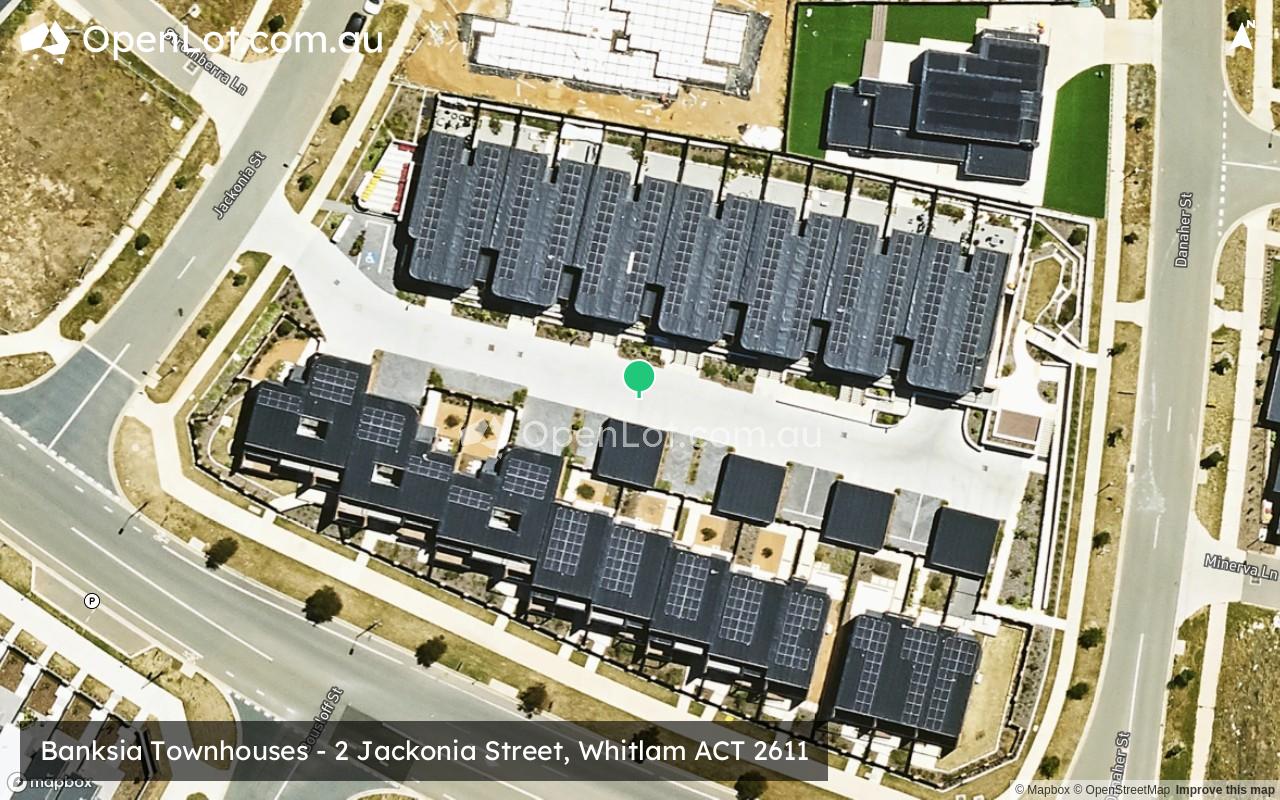 Satellite image for Banksia Townhouses - 2 Jackonia Street, Whitlam ACT 2611