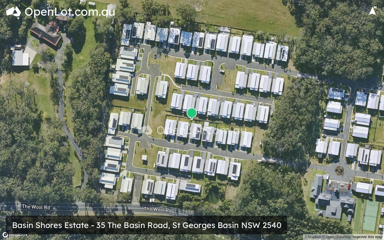 Satellite image for Basin Shores Estate - 35 The Basin Road, St Georges Basin NSW 2540