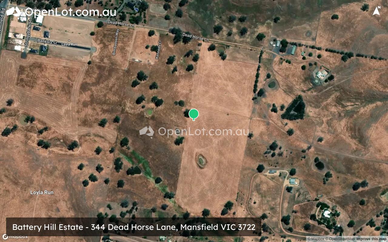 Satellite image for Battery Hill Estate - 344 Dead Horse Lane, Mansfield VIC 3722