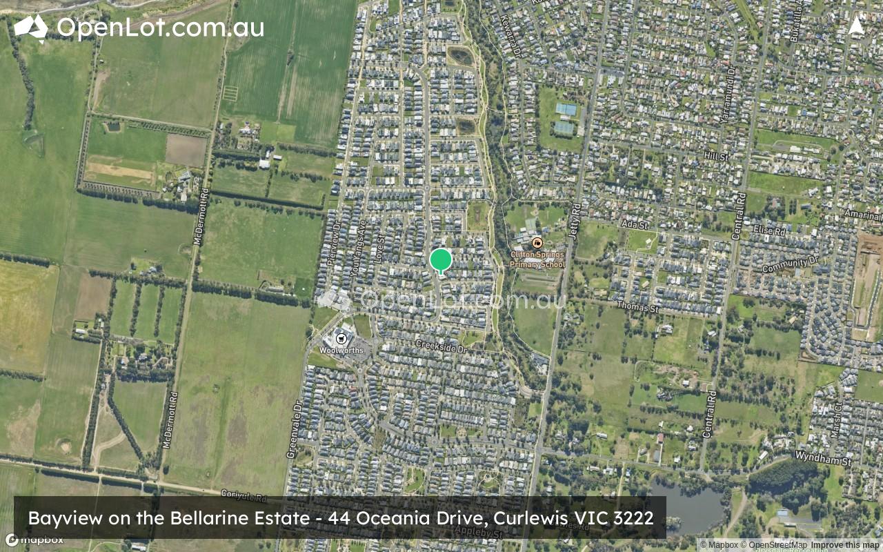 Satellite image for Bayview on the Bellarine Estate - 44 Oceania Drive, Curlewis VIC 3222