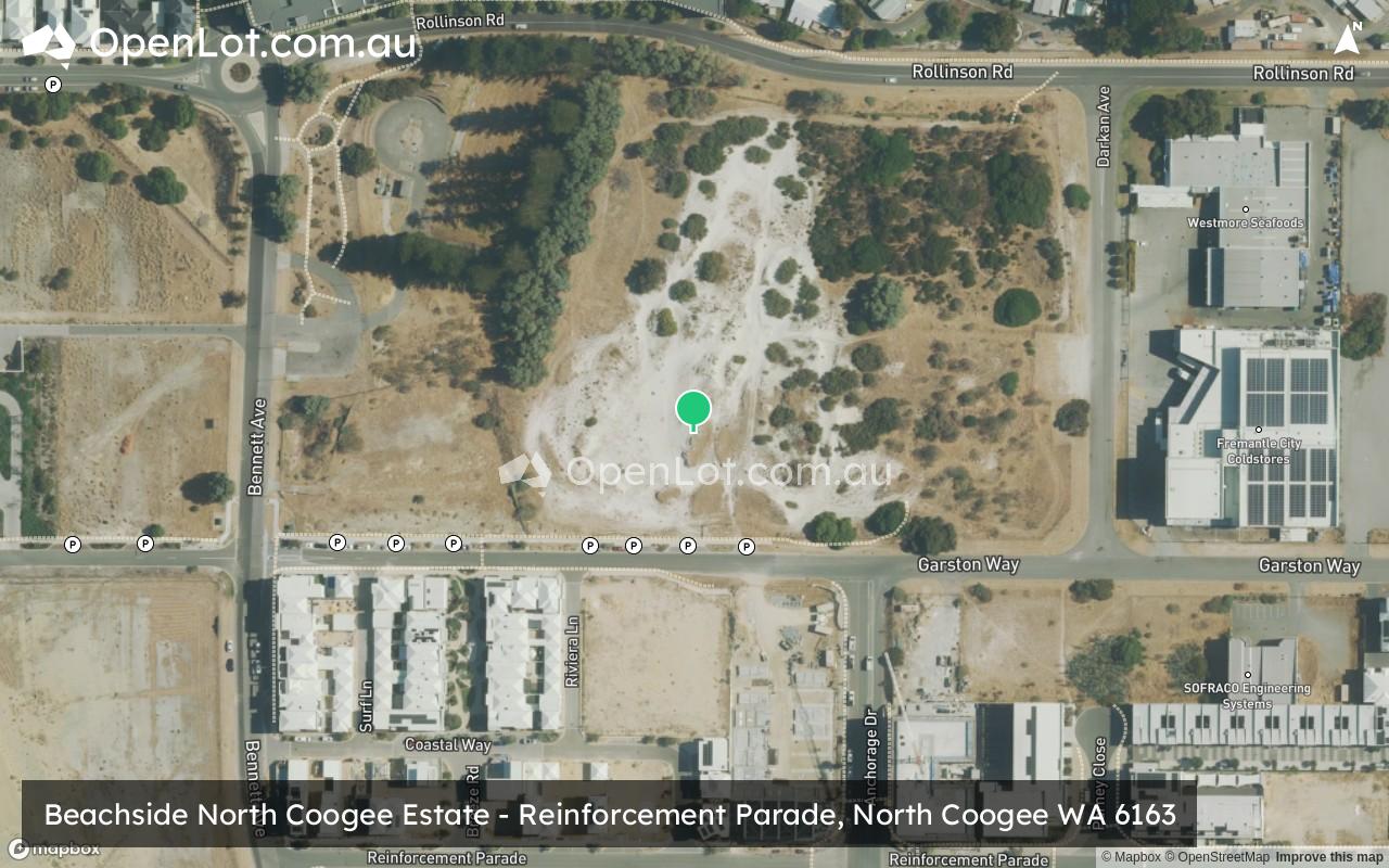 Satellite image for Beachside North Coogee Estate - Reinforcement Parade, North Coogee WA 6163