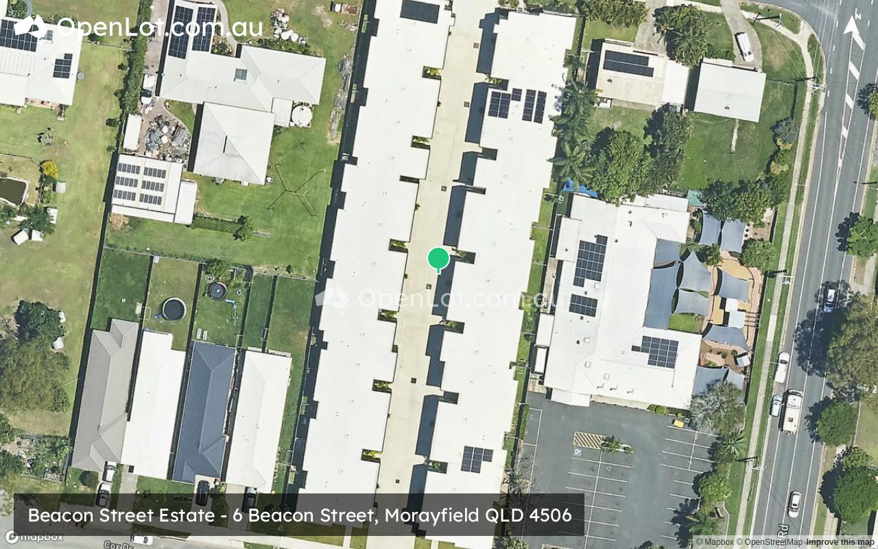 Satellite image for Beacon Street Estate - 6 Beacon Street, Morayfield QLD 4506