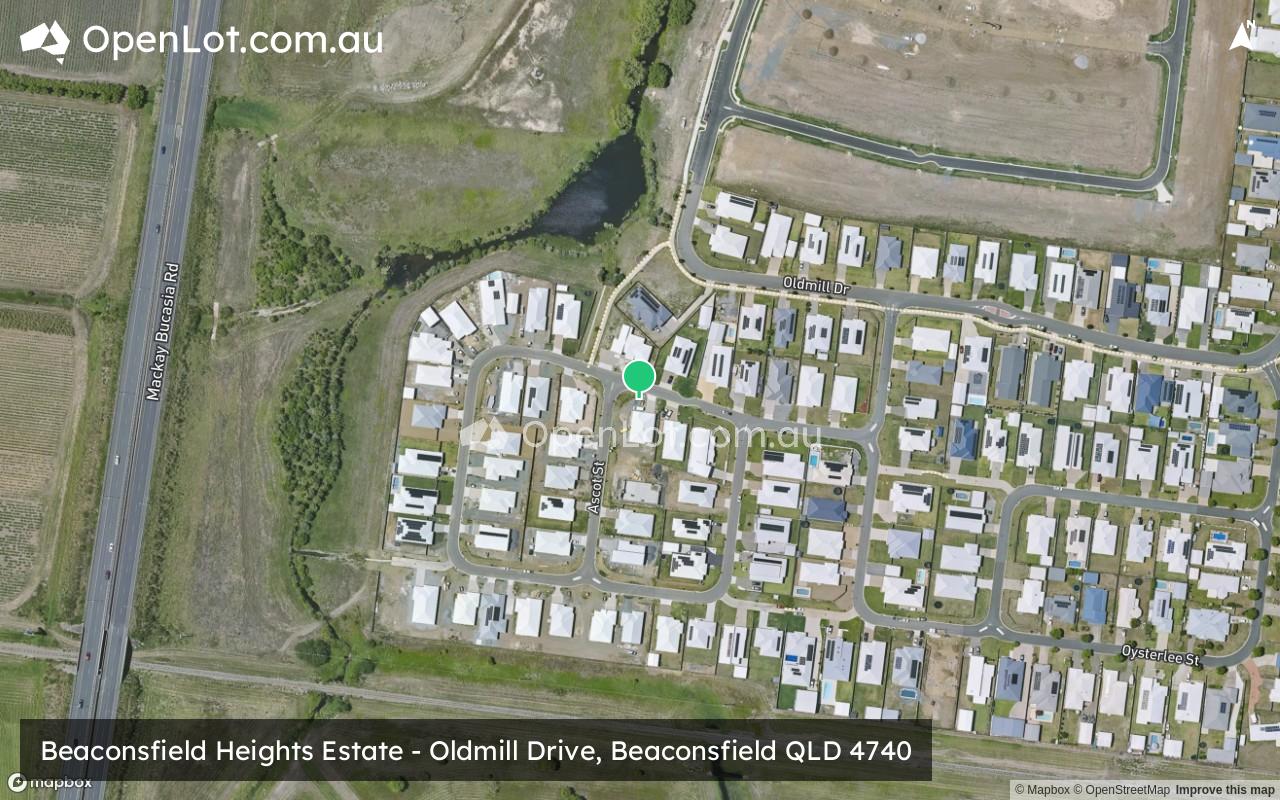 Satellite image for Beaconsfield Heights Estate - Oldmill Drive, Beaconsfield QLD 4740