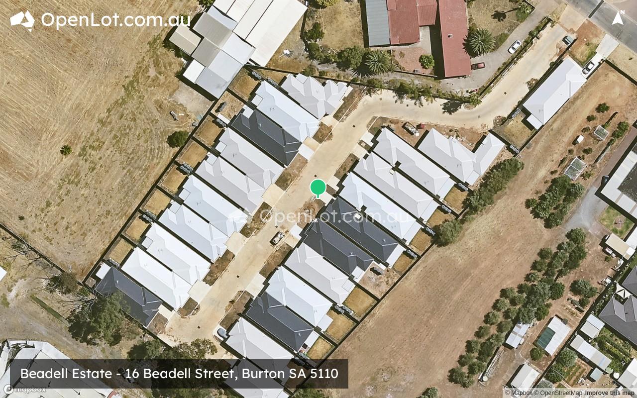 Satellite image for Beadell Estate - 16 Beadell Street, Burton SA 5110