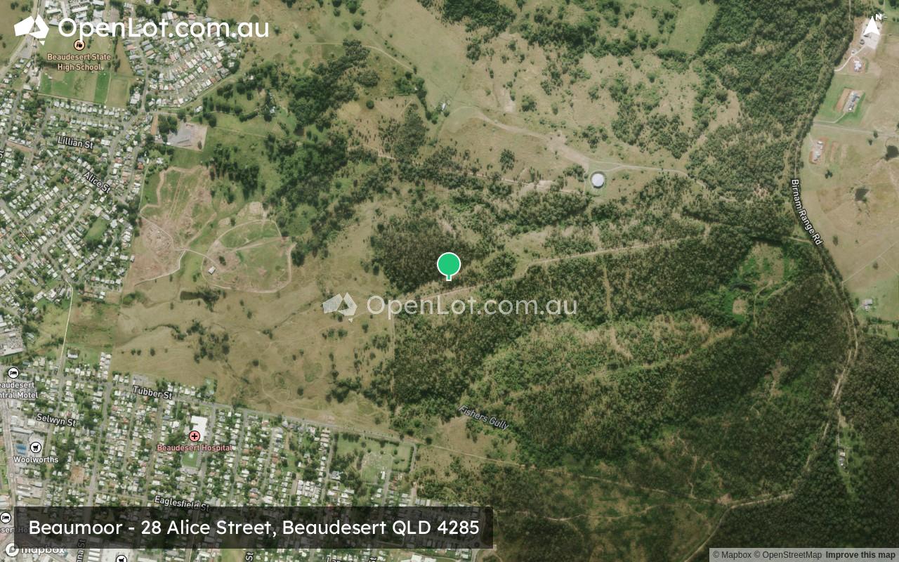 Satellite image for Beaumoor - 28 Alice Street, Beaudesert QLD 4285