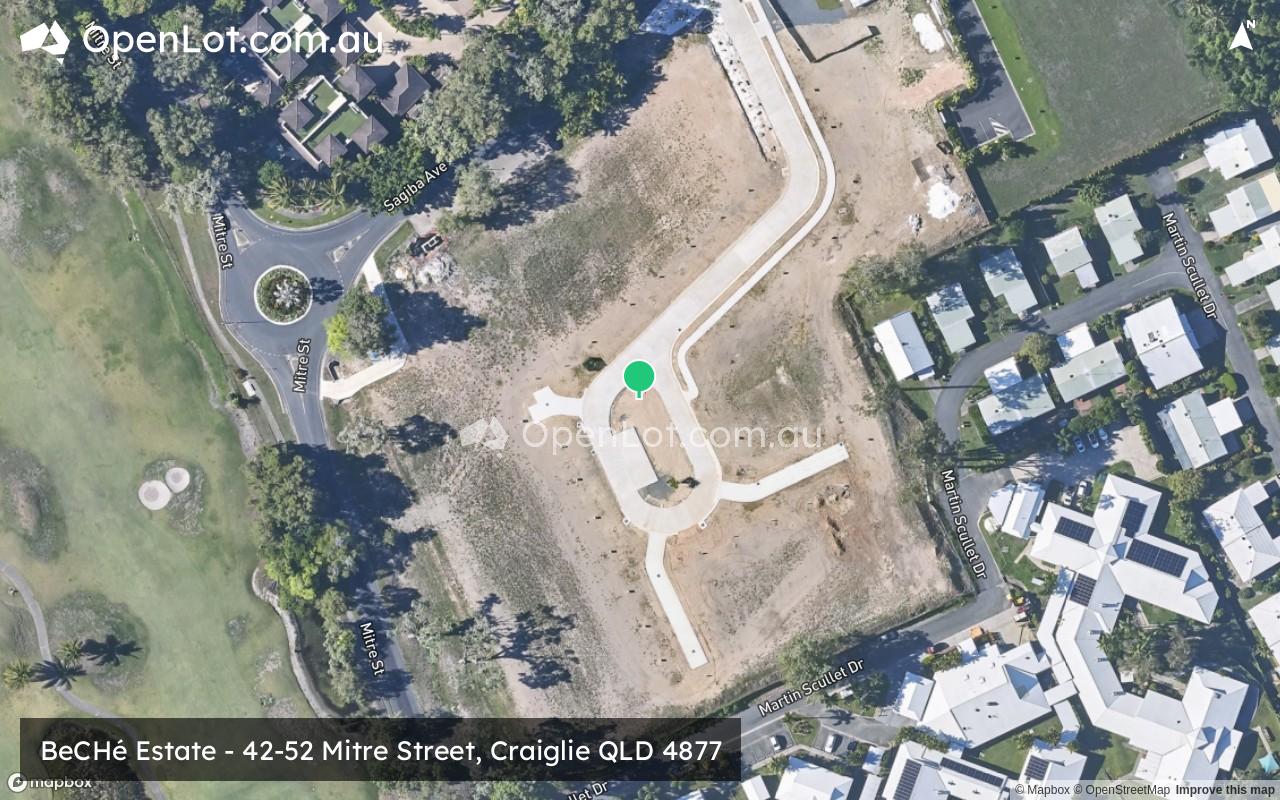 Satellite image for BeCHé Estate - 42-52 Mitre Street, Craiglie QLD 4877