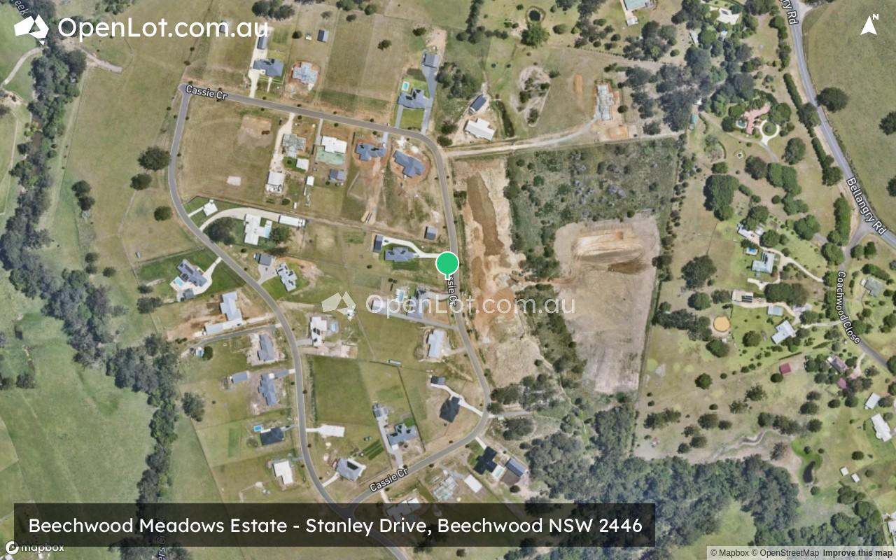 Satellite image for Beechwood Meadows Estate - Stanley Drive, Beechwood NSW 2446