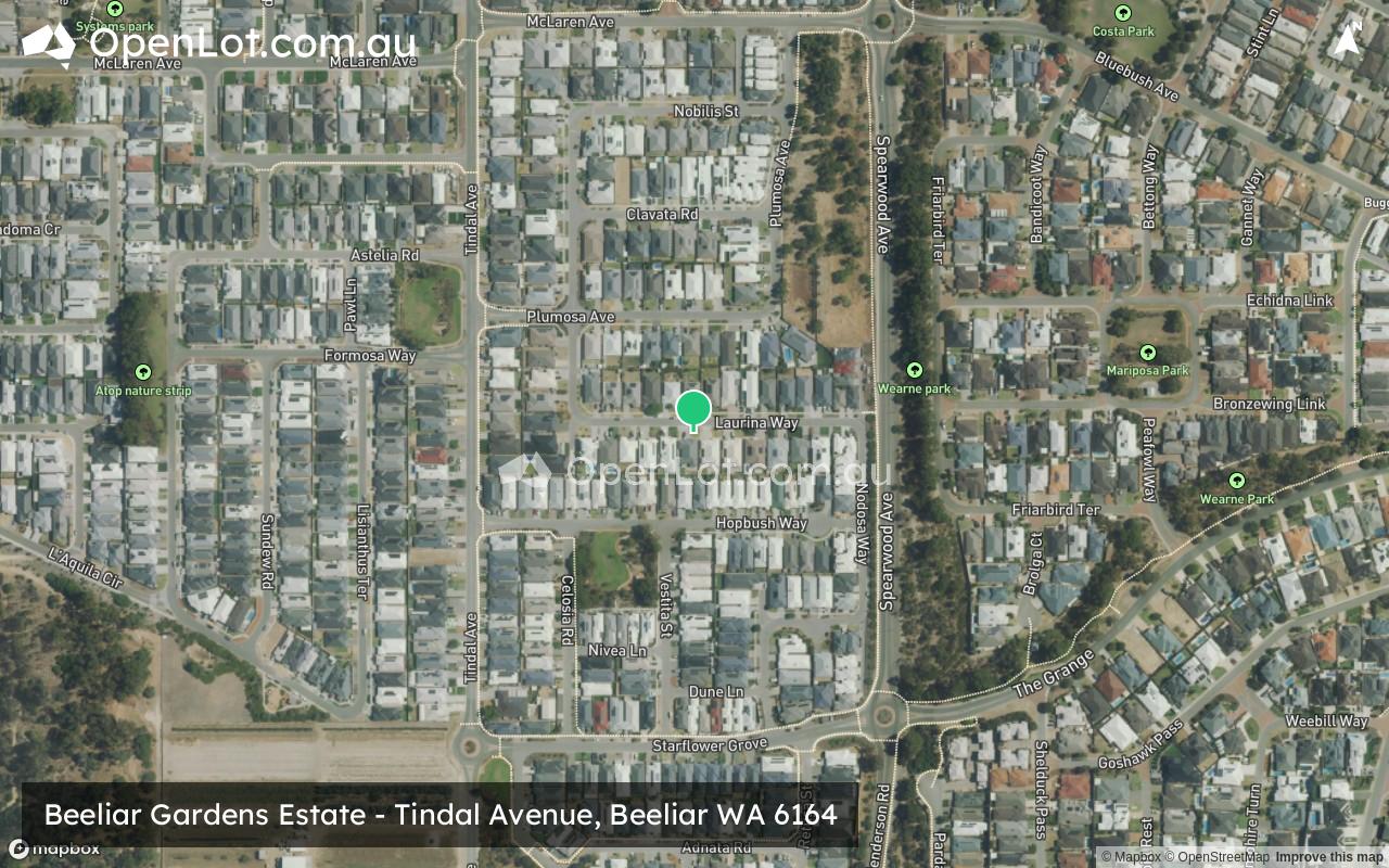 Satellite image for Beeliar Gardens Estate - Tindal Avenue, Beeliar WA 6164
