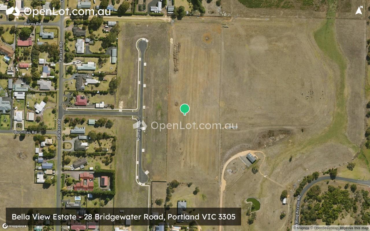 Satellite image for Bella View Estate - 28 Bridgewater Road, Portland VIC 3305