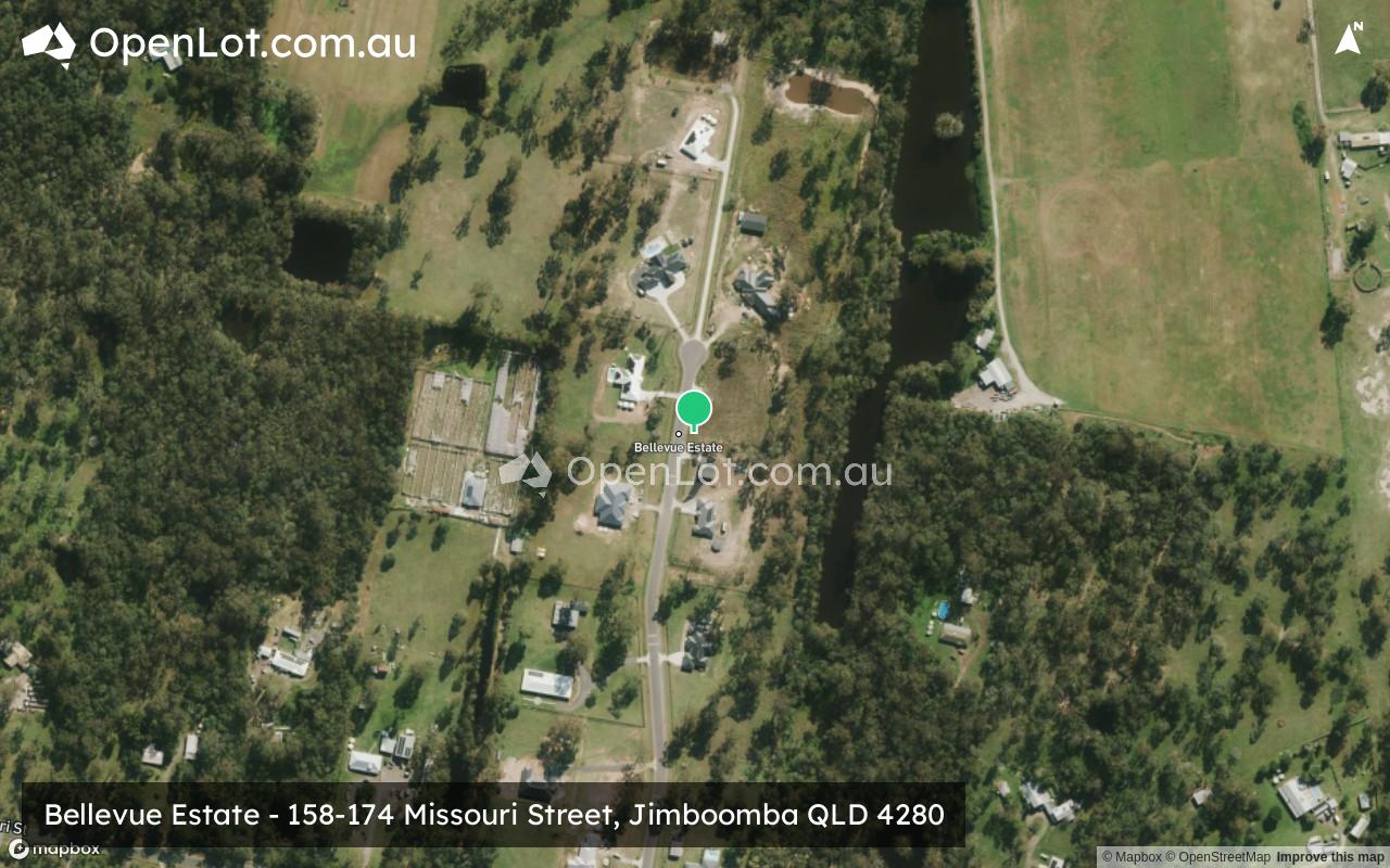 Satellite image for Bellevue Estate - 158-174 Missouri Street, Jimboomba QLD 4280