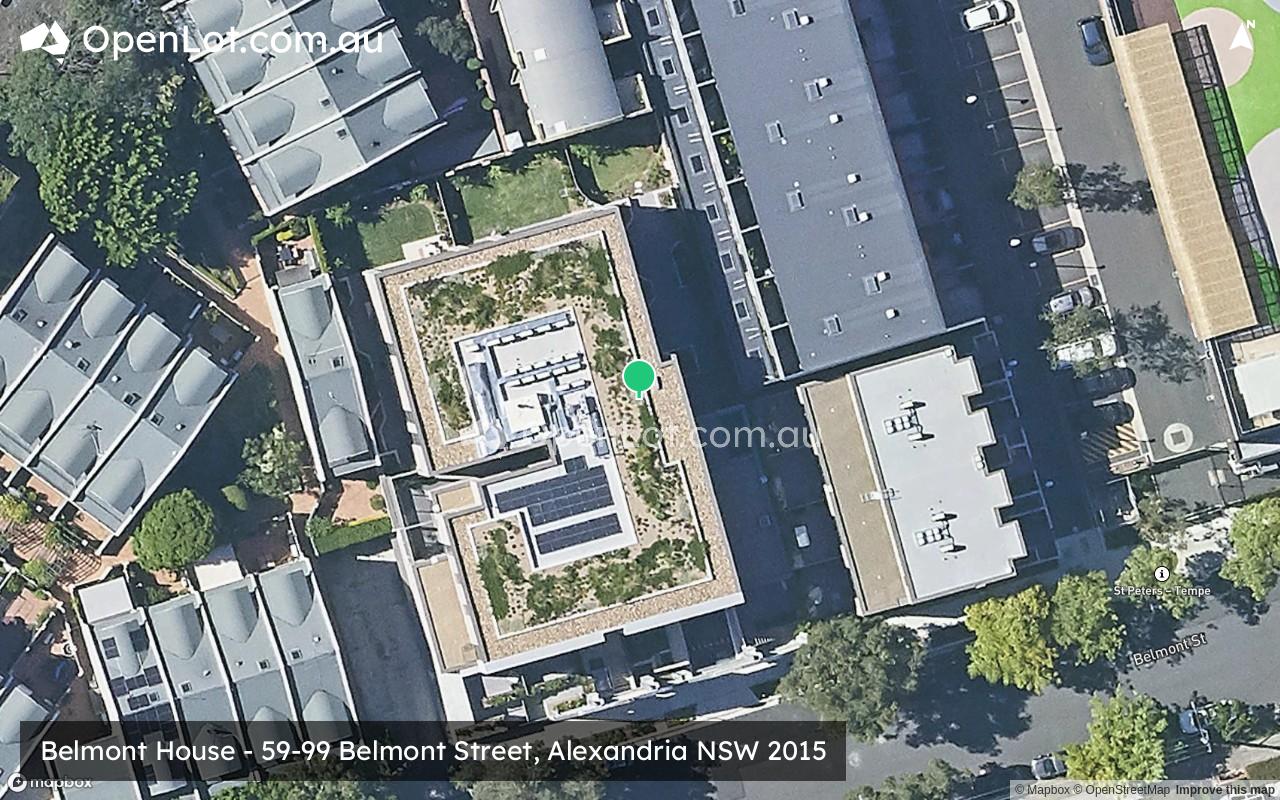 Satellite image for Belmont House - 59-99 Belmont Street, Alexandria NSW 2015