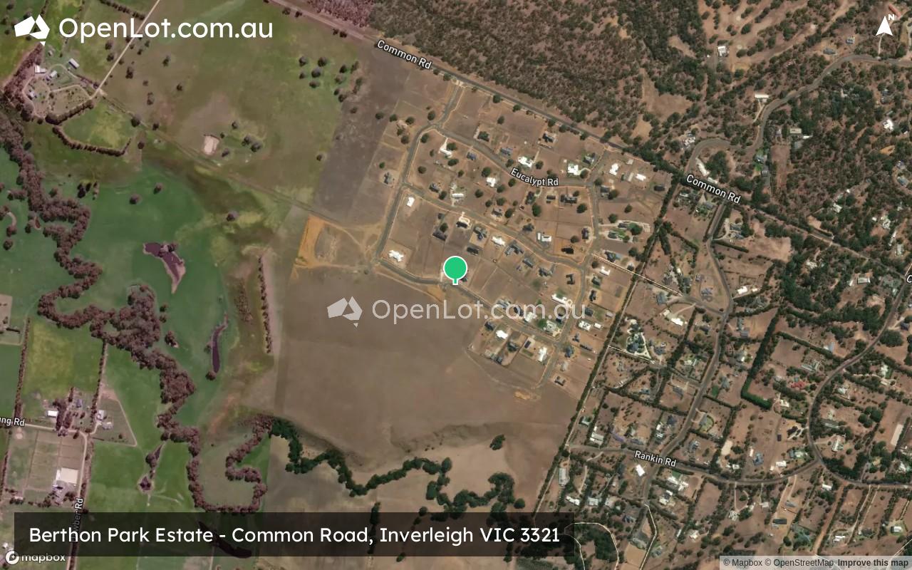 Satellite image for Berthon Park Estate - Common Road, Inverleigh VIC 3321