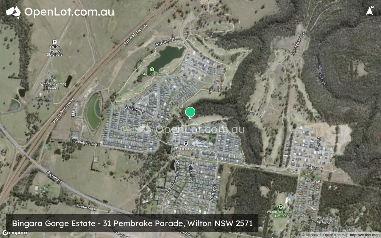 Satellite image for Bingara Gorge Estate - 31 Pembroke Parade, Wilton NSW 2571
