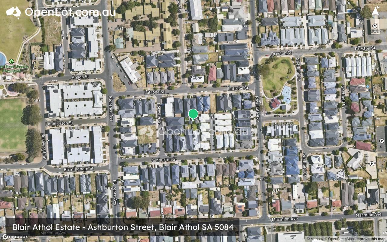 Satellite image for Blair Athol Estate - Ashburton Street, Blair Athol SA 5084