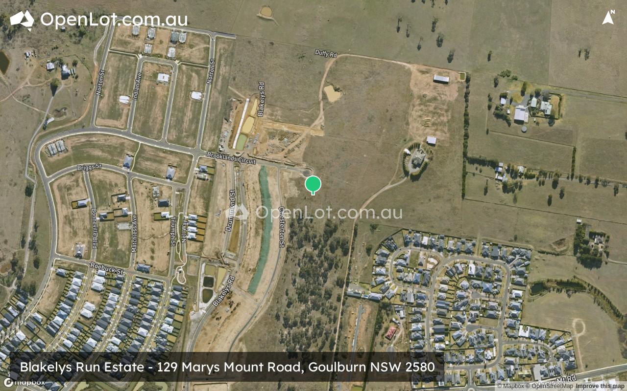 Satellite image for Blakelys Run Estate - 129 Marys Mount Road, Goulburn NSW 2580