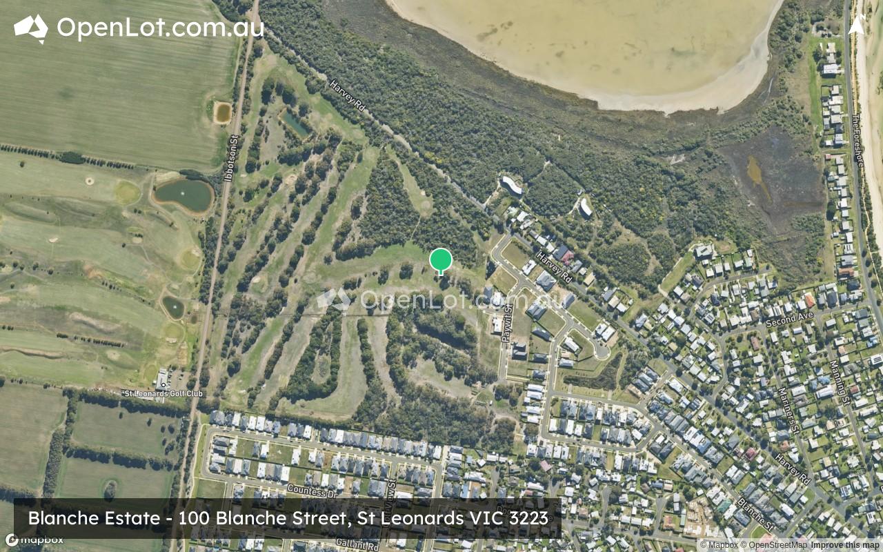 Satellite image for Blanche Estate - 100 Blanche Street, St Leonards VIC 3223
