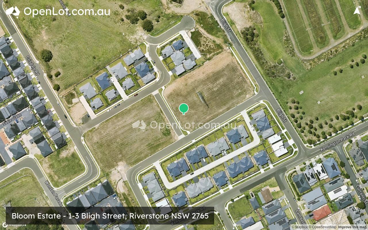 Satellite image for Bloom Estate - 1-3 Bligh Street, Riverstone NSW 2765