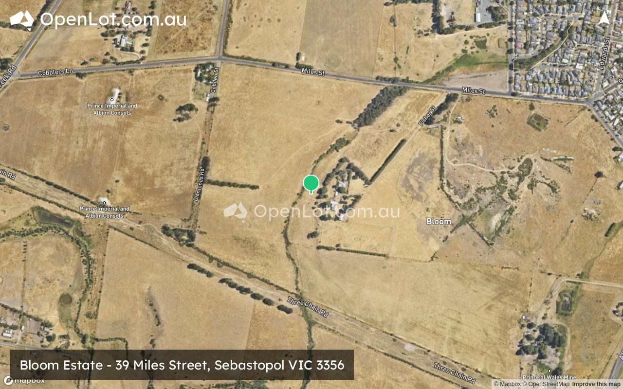 Satellite image for Bloom Estate - 39 Miles Street, Sebastopol VIC 3356