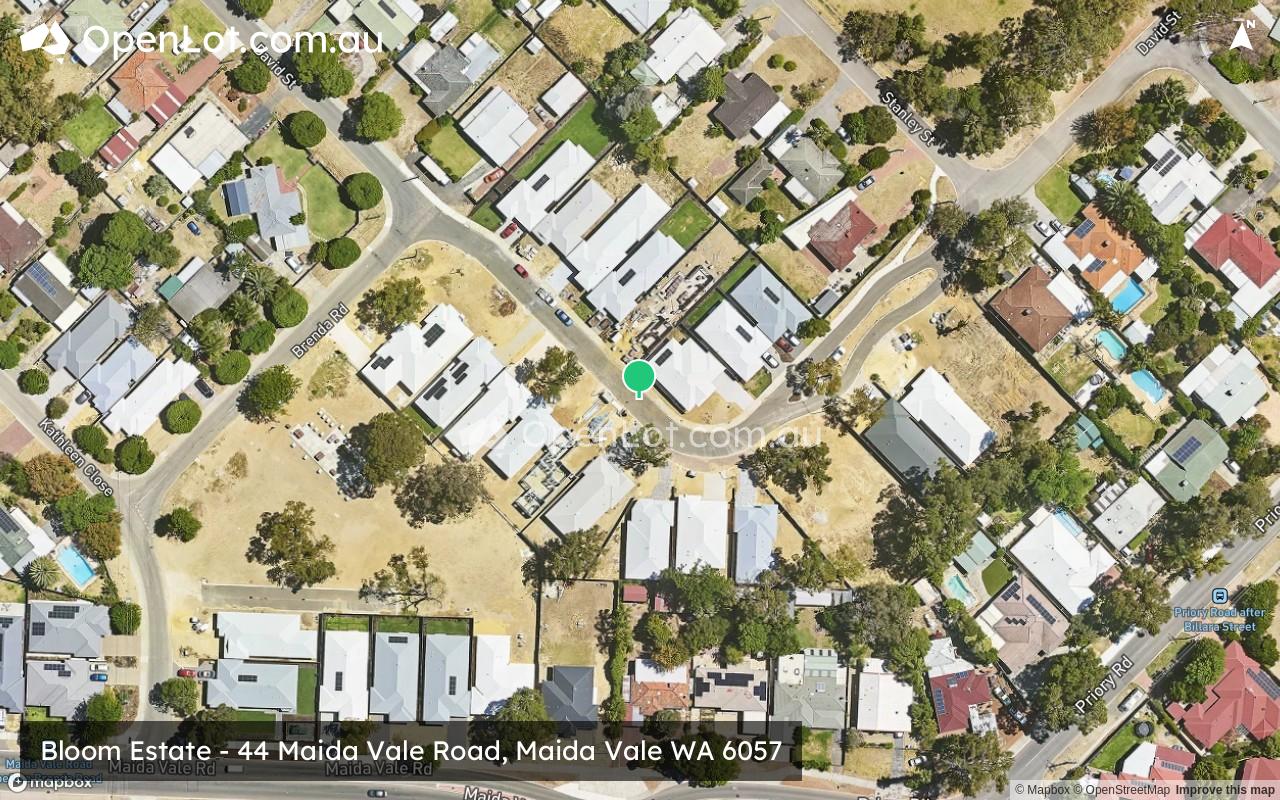 Satellite image for Bloom Estate - 44 Maida Vale Road, Maida Vale WA 6057