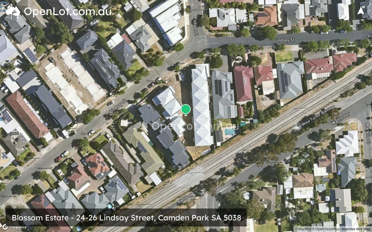 Satellite image for Blossom Estate - 24-26 Lindsay Street, Camden Park SA 5038