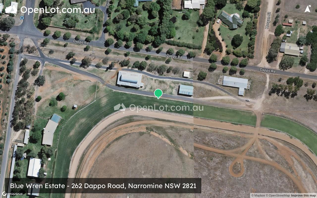 Satellite image for Blue Wren Estate - 262 Dappo Road, Narromine NSW 2821