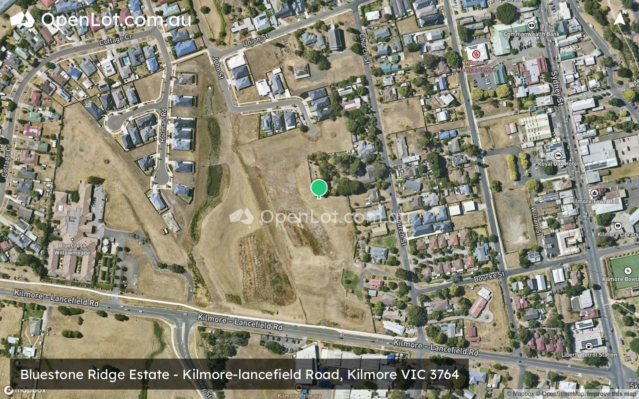Satellite image for Bluestone Ridge Estate - Kilmore-lancefield Road, Kilmore VIC 3764