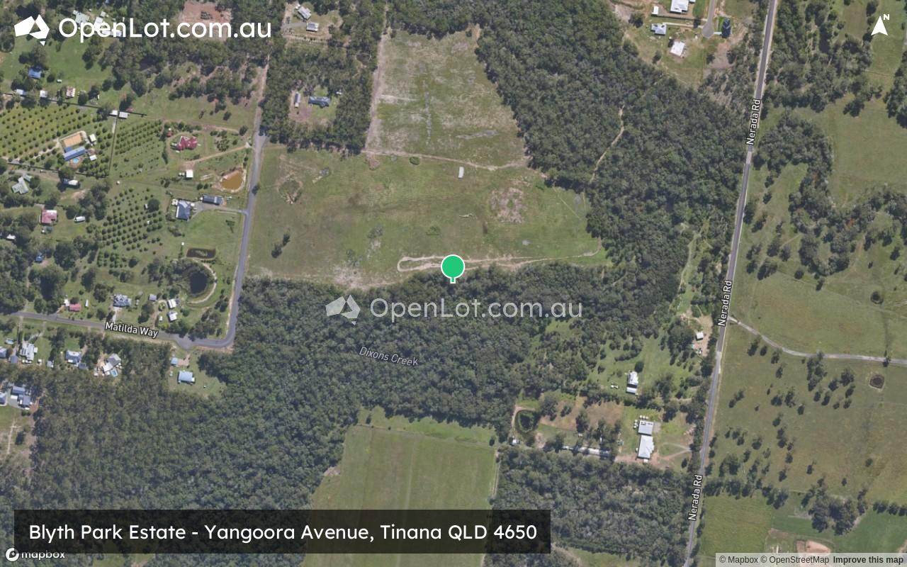 Satellite image for Blyth Park Estate - Yangoora Avenue, Tinana QLD 4650