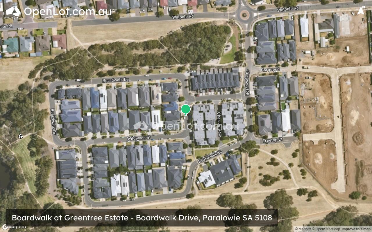 Satellite image for Boardwalk at Greentree Estate - Boardwalk Drive, Paralowie SA 5108