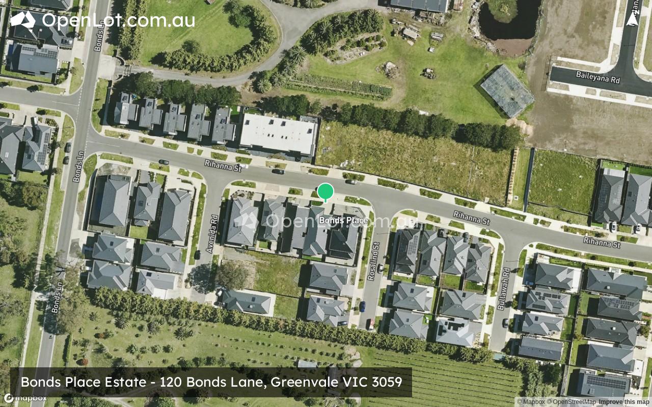 Satellite image for Bonds Place Estate - 120 Bonds Lane, Greenvale VIC 3059