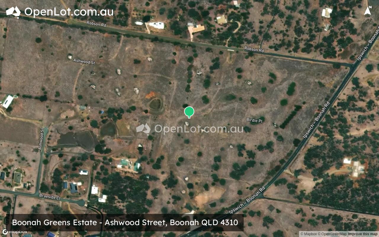 Satellite image for Boonah Greens Estate - Ashwood Street, Boonah QLD 4310