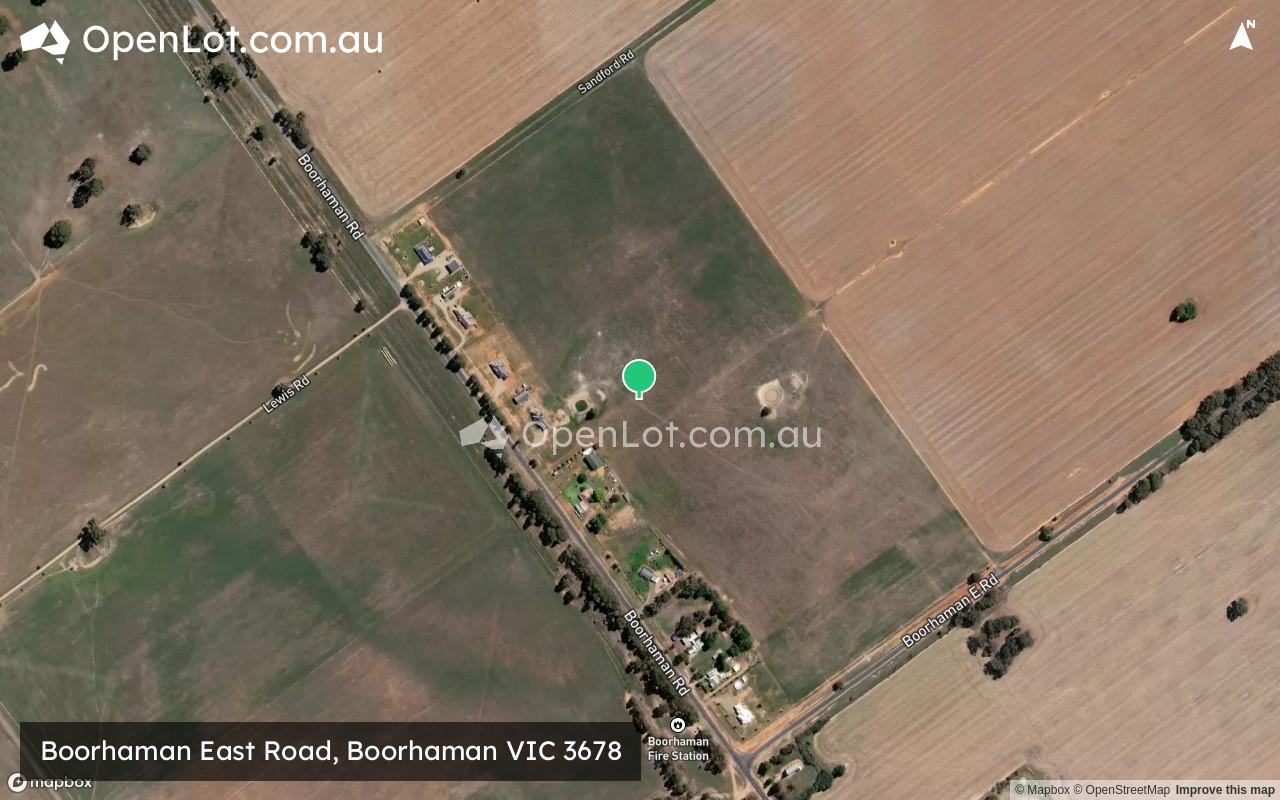 Satellite image for Boorhaman East Road, Boorhaman VIC 3678