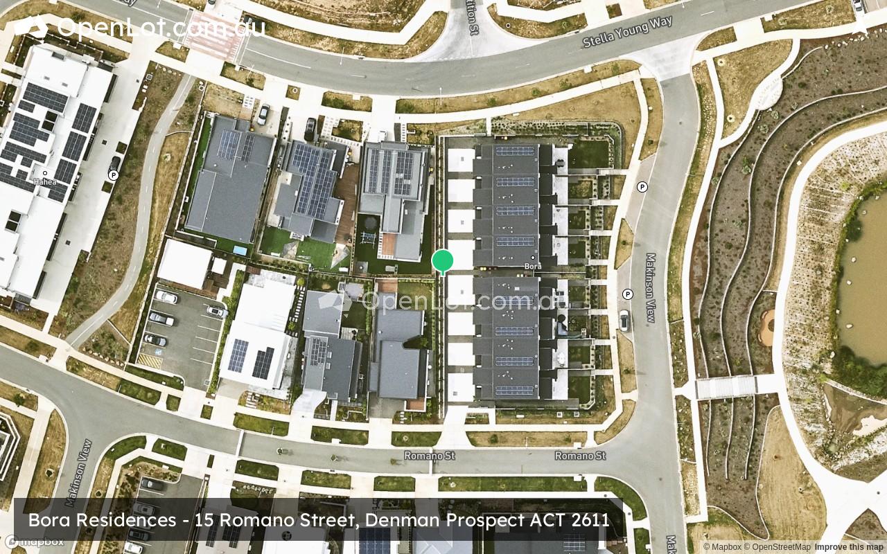 Satellite image for Bora Residences - 15 Romano Street, Denman Prospect ACT 2611