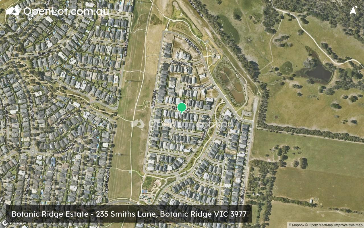 Satellite image for Botanic Ridge Estate - 235 Smiths Lane, Botanic Ridge VIC 3977