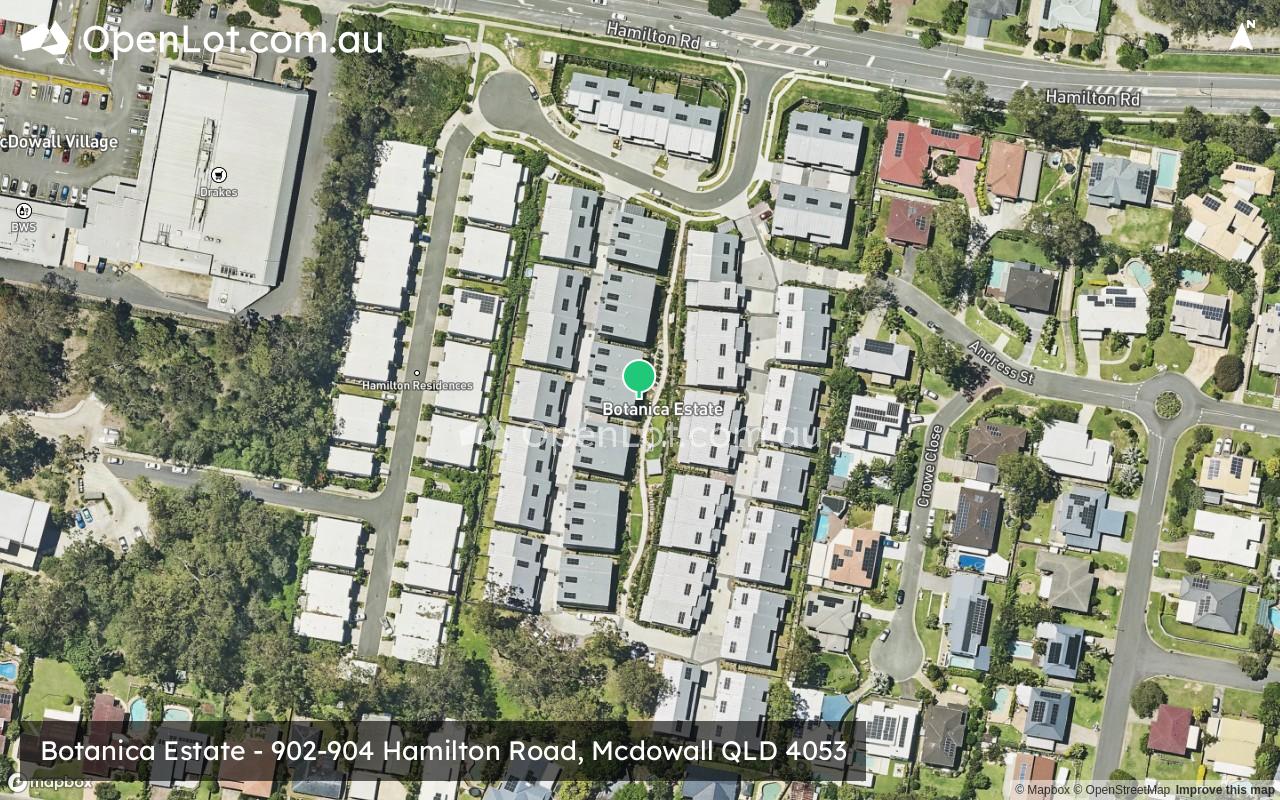 Satellite image for Botanica Estate - 902-904 Hamilton Road, Mcdowall QLD 4053