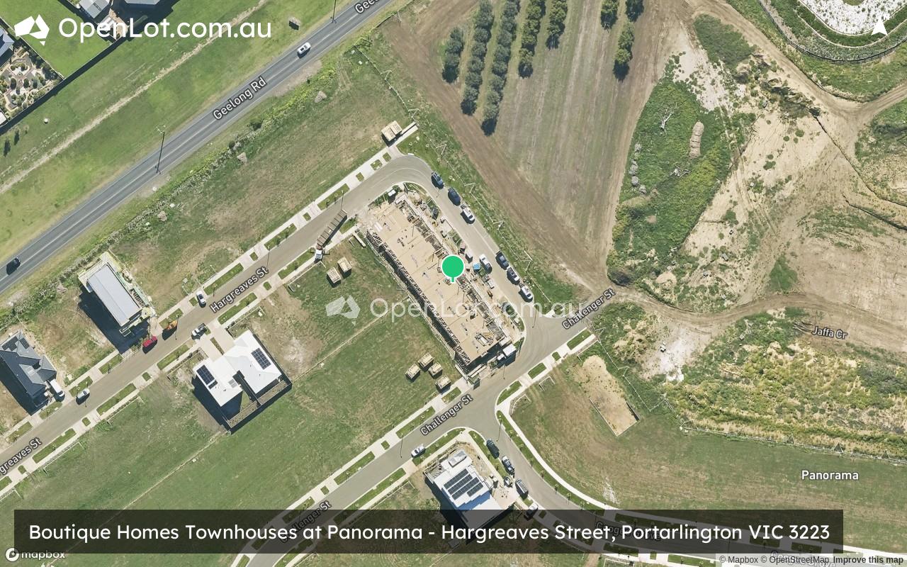 Satellite image for Boutique Homes Townhouses at Panorama - Hargreaves Street, Portarlington VIC 3223