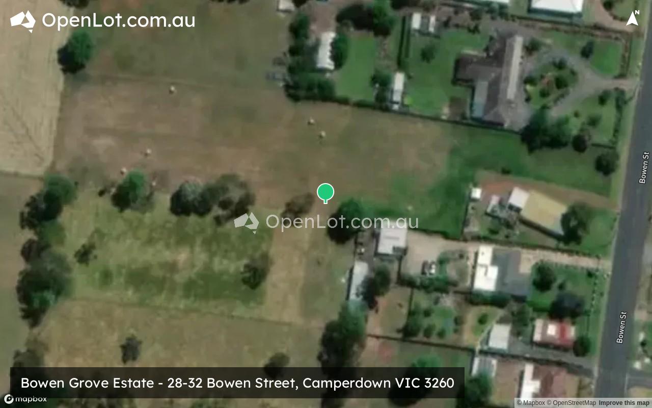 Satellite image for Bowen Grove Estate - 28-32 Bowen Street, Camperdown VIC 3260