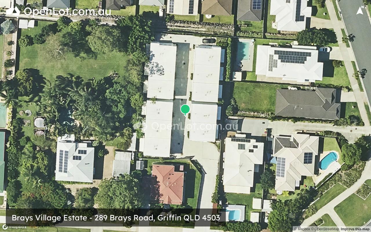 Satellite image for Brays Village Estate - 289 Brays Road, Griffin QLD 4503