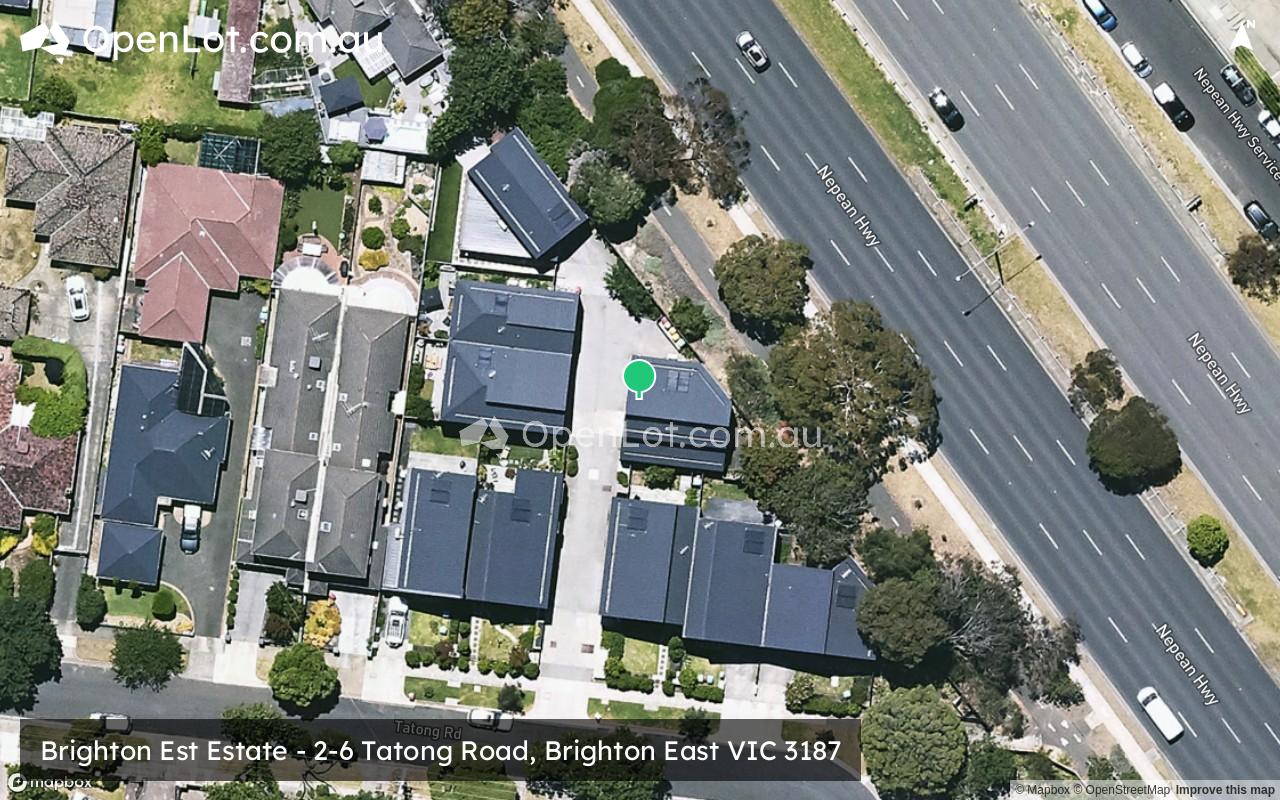 Satellite image for Brighton Est Estate - 2-6 Tatong Road, Brighton East VIC 3187