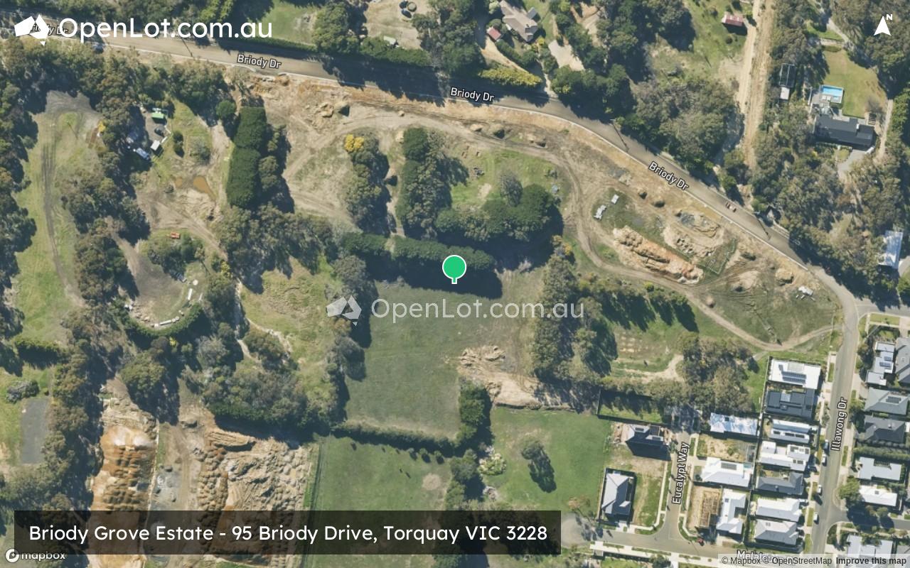Satellite image for Briody Grove Estate - 95 Briody Drive, Torquay VIC 3228