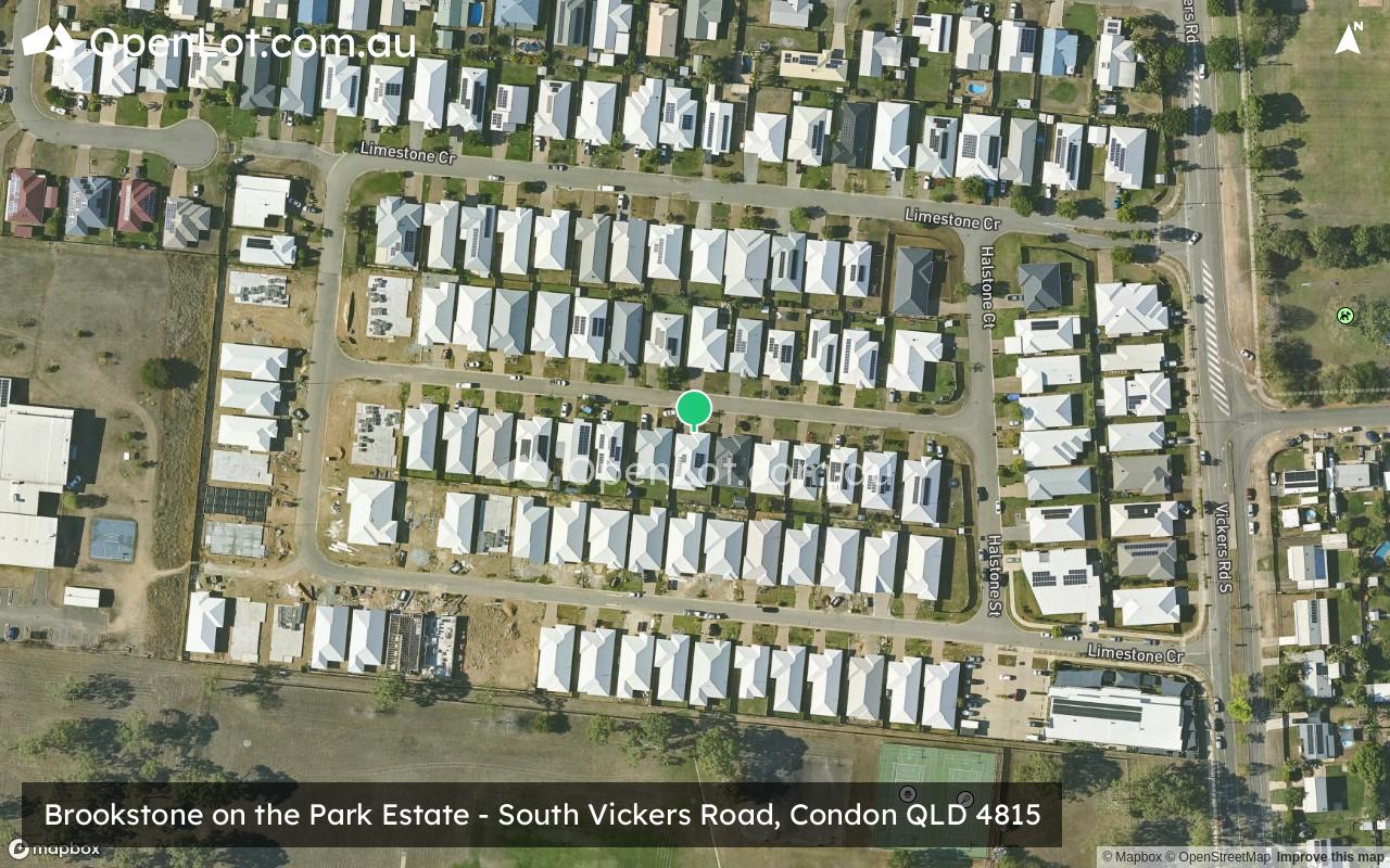 Satellite image for Brookstone on the Park Estate - South Vickers Road, Condon QLD 4815