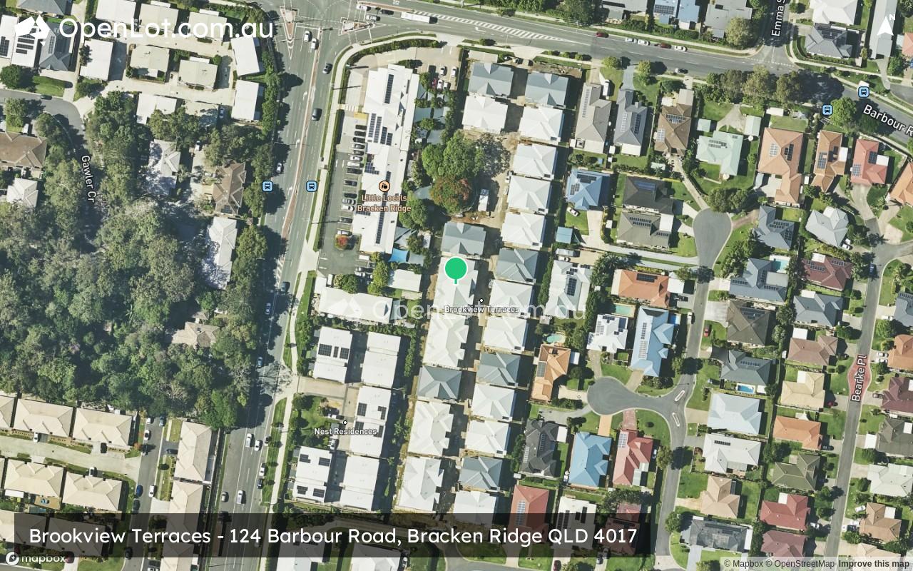Satellite image for Brookview Terraces - 124 Barbour Road, Bracken Ridge QLD 4017