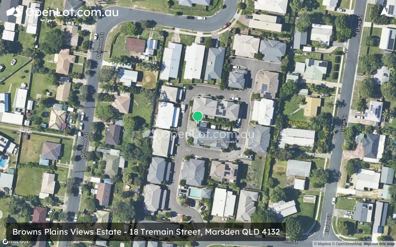 Satellite image for Browns Plains Views Estate - 18 Tremain Street, Marsden QLD 4132