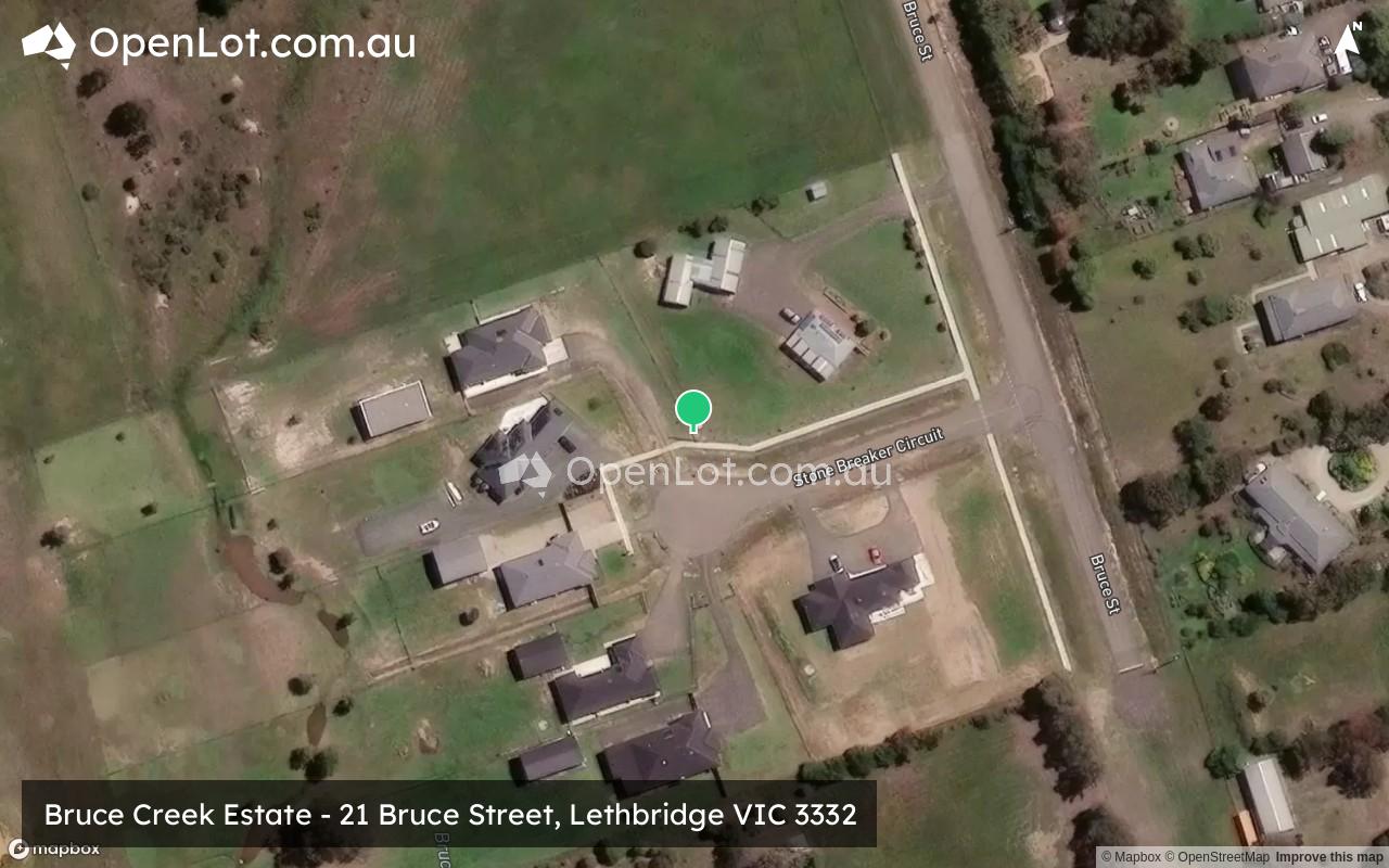 Satellite image for Bruce Creek Estate - 21 Bruce Street, Lethbridge VIC 3332