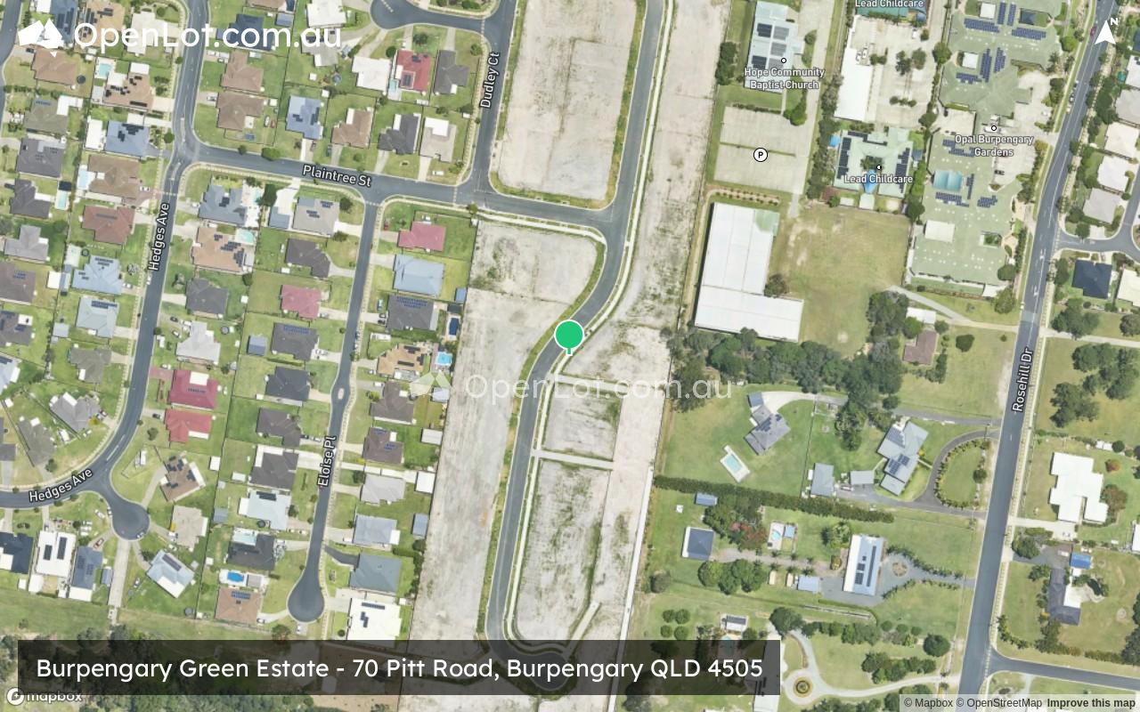 Satellite image for Burpengary Green Estate - 70 Pitt Road, Burpengary QLD 4505