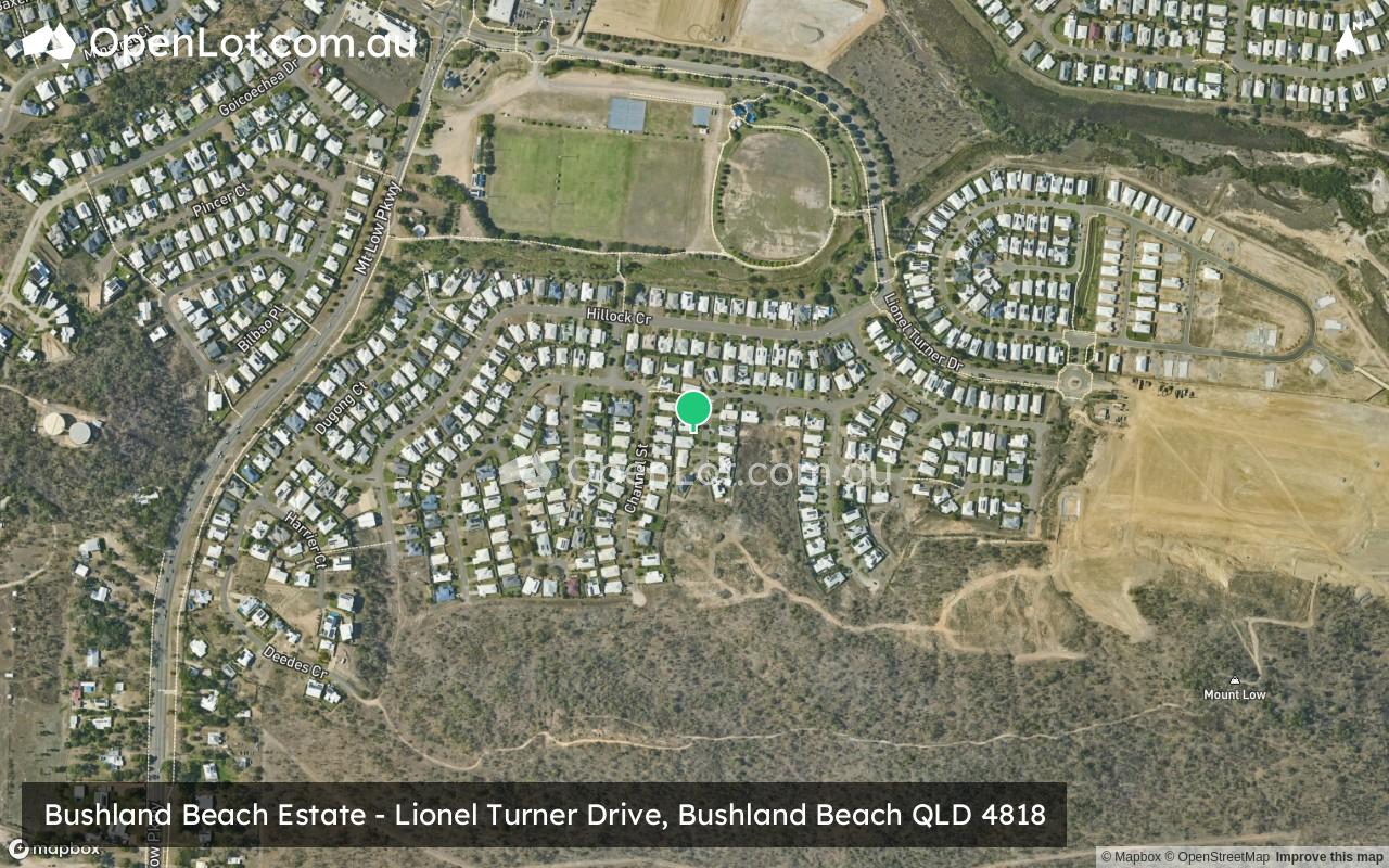 Satellite image for Bushland Beach Estate - Lionel Turner Drive, Bushland Beach QLD 4818