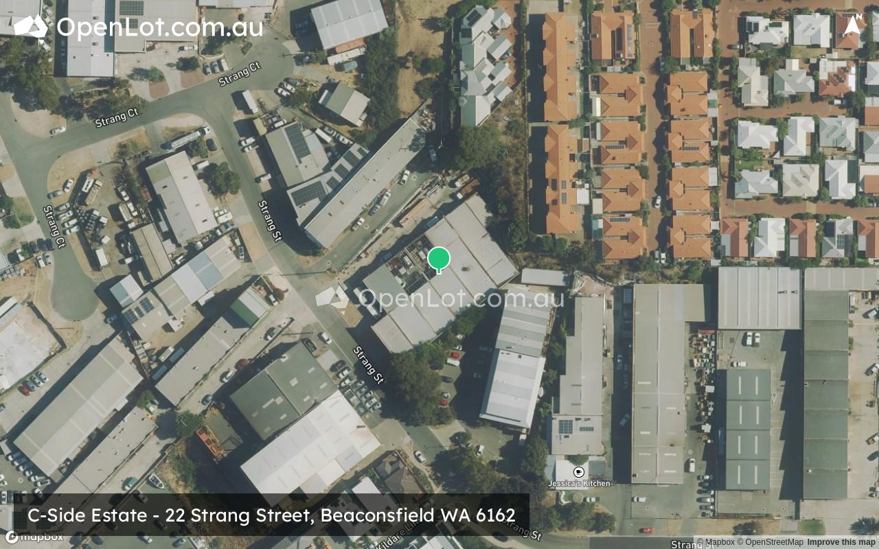 Satellite image for C-Side Estate - 22 Strang Street, Beaconsfield WA 6162